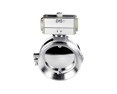 卧式氣動粉體蝶閥